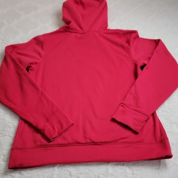 Under Armour‎ Women's Hoodie Orange Size Medium front Graphic Semi-Fitted - Picture 2 of 5
